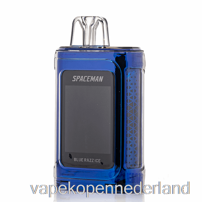 Vape Nederland Spaceman Prisma 20k Wegwerpblauw Razz-ijs